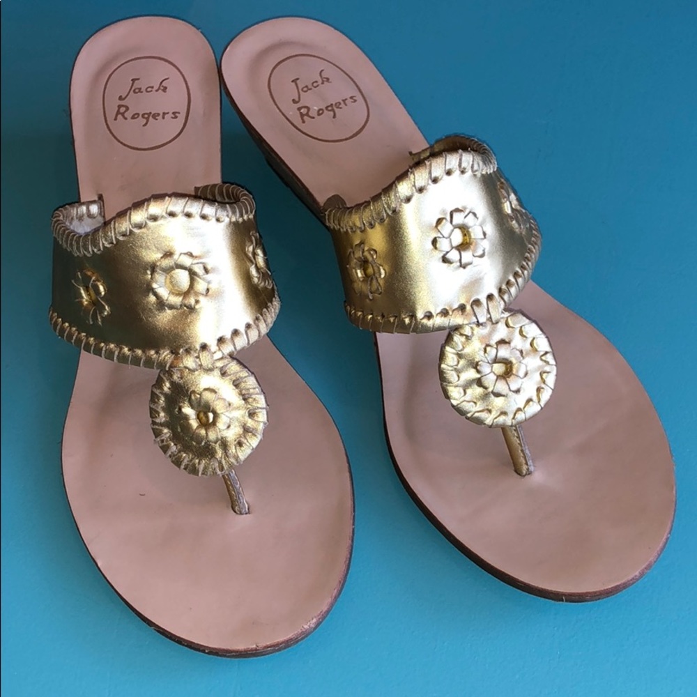Like-new Jack Rogers 10 Wedge